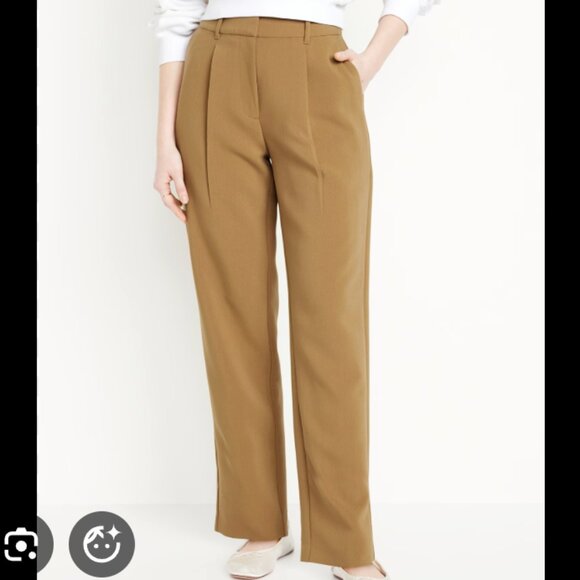 Old Navy extra high rise taylor straight trouser in clifftop size XL - Picture 1 of 6